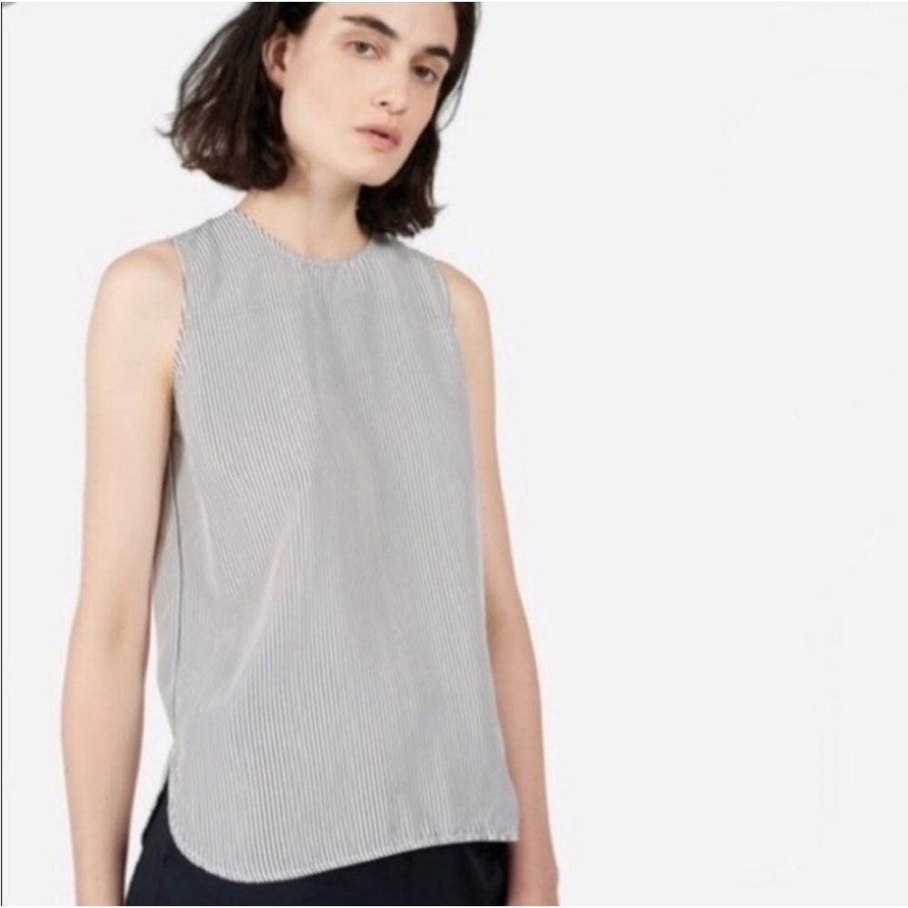 Everlane The Stripes Blouse Sz 6